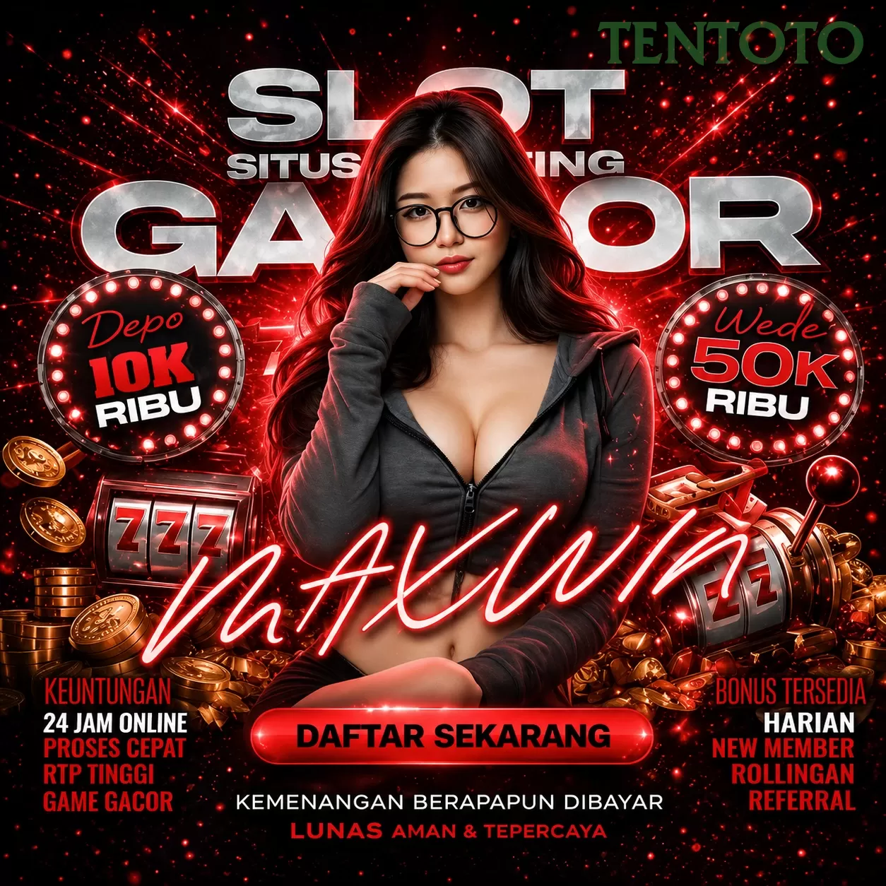 Login tentoto Sekarang Bonus Melimpah